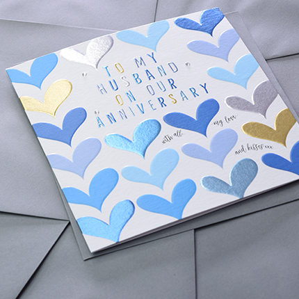 Husband Anniversary Card - Wendy Jones-Blackett RD035 - Image 2
