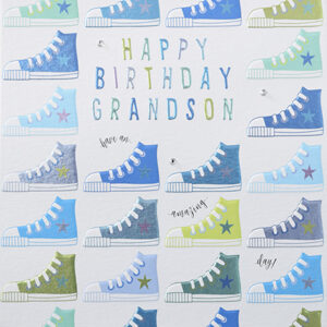 Wendy Jones-Blackett Grandson Birthday Card RD029