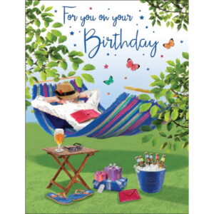 Hammock Birthday Card - 80152