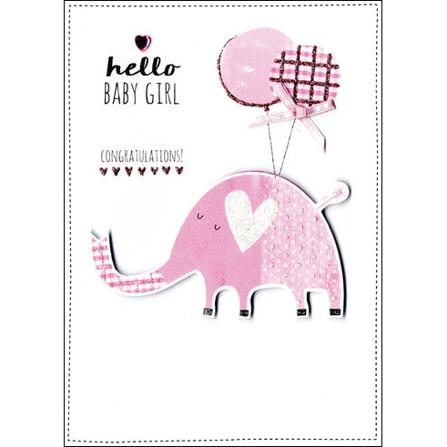 Baby Girl Card - YT469