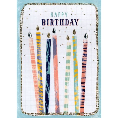 Happy Birthday Candles Card - YT357
