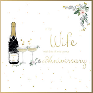 Wife Anniversary Card - Rush Design B86