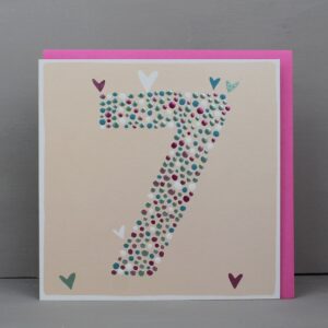 Age 7 Card - Molly Mae CB90