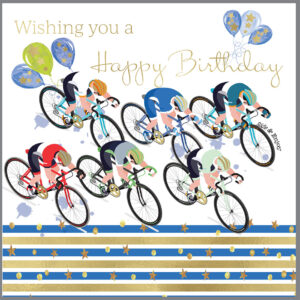 Rush Design Cyclists Birthday Card D10