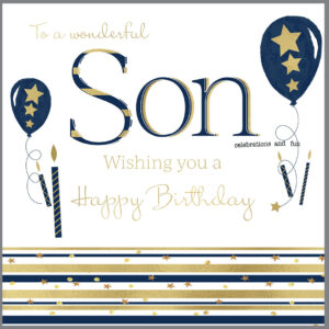 Son Birthday Card - Rush Design D30