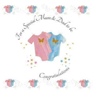 Mum & Dad To Be Card - Rush Design ES343