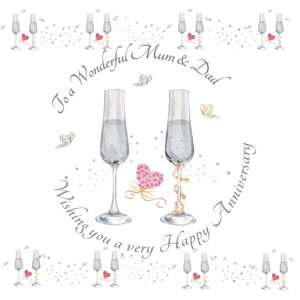 Mum & Dad Anniversary Card - Rush Design ES394