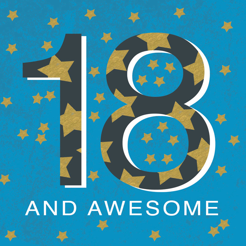 Hammond Gower 18th Birthday Card - FCM033