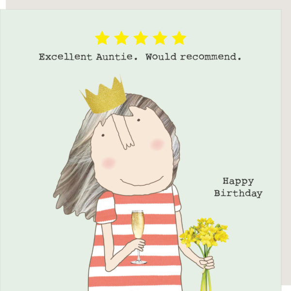 Rosie Made A Thing Auntie Card FSR17