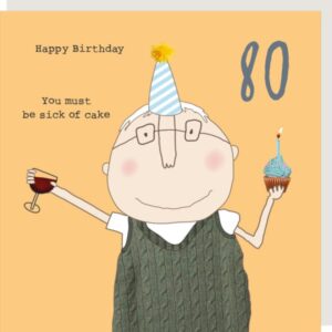 Rosie Made A Thing 80th Birthday Card GFA015