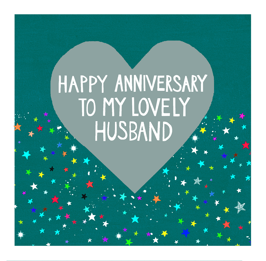 Paper Salad Husband Anniversary Card JJ1815