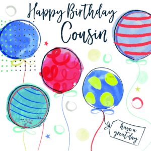 Cousin Birthday Card - Katie Phythian Design PB129