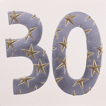 Wendy Jones-Blackett 30th Birthday Card Q1281