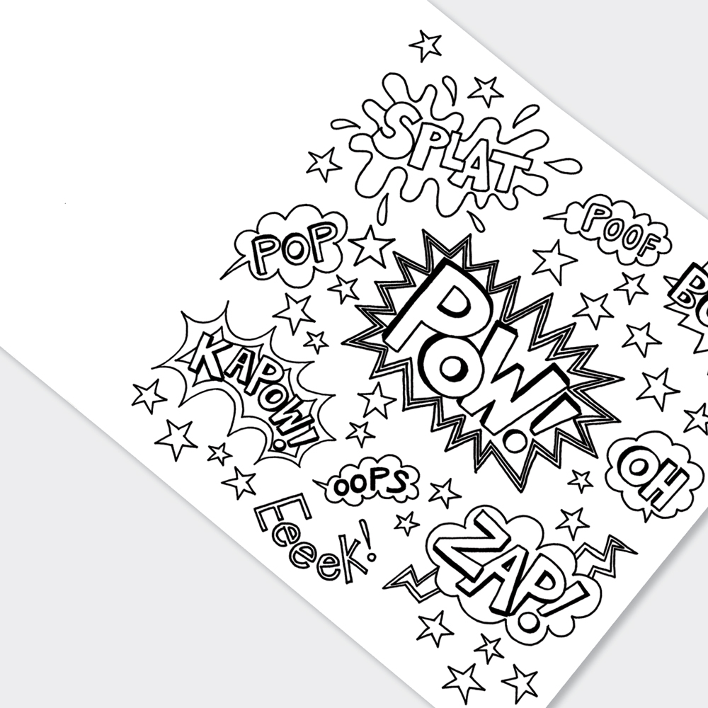 Super Hero Colouring Book BK27 - Image 3