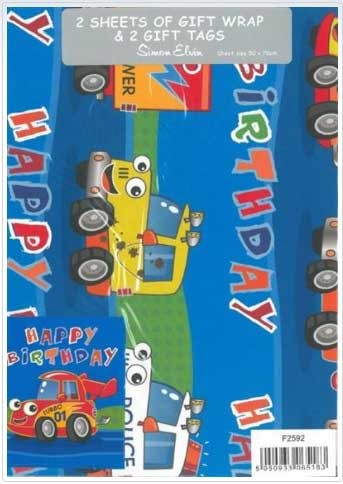 Cars Gift Wrap Pack
