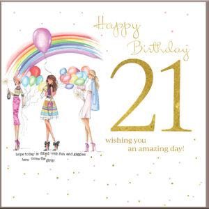 Rush Design 21st Birthday Card - B156