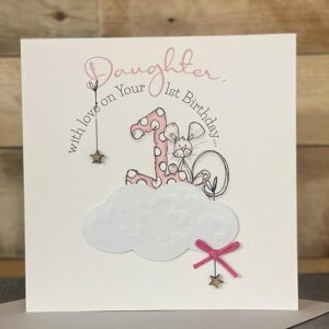 Tracey Russell Daughter 1st Birthday Card - CCL02