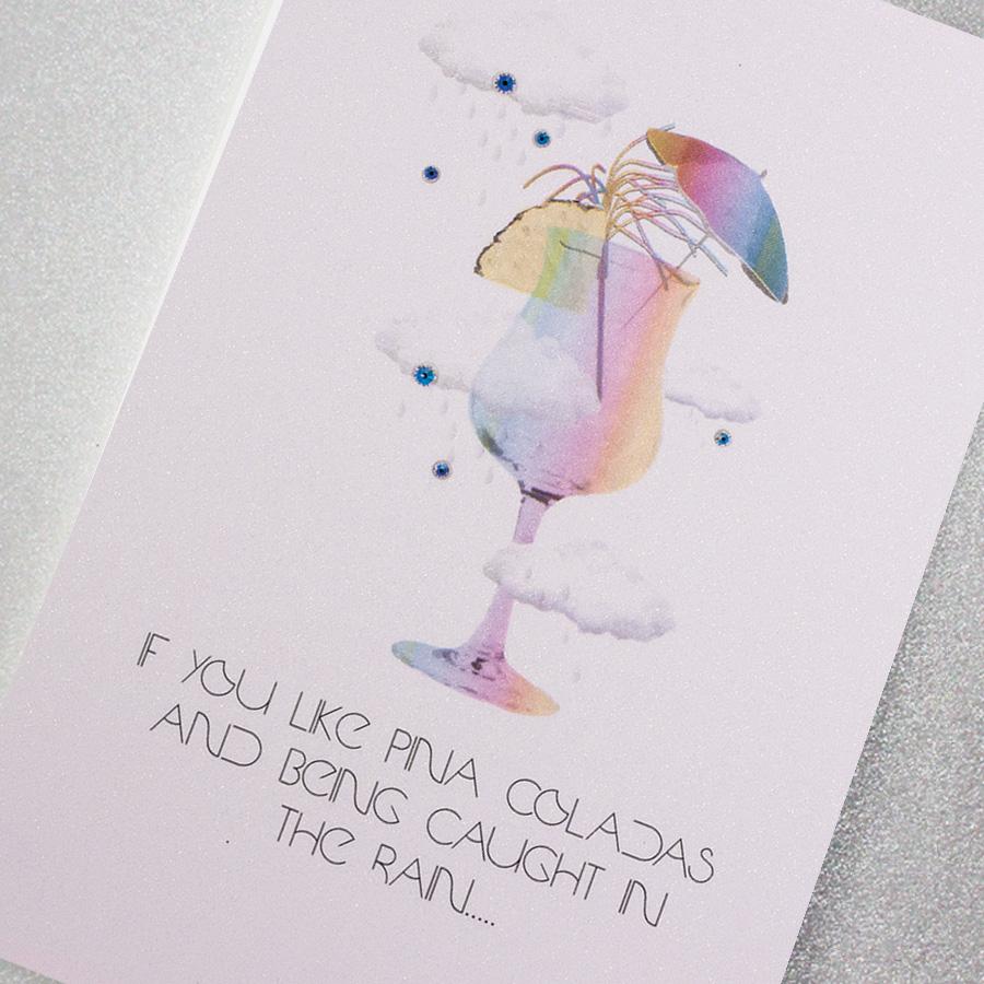 Counting Stars Pina Colada Card - DE18