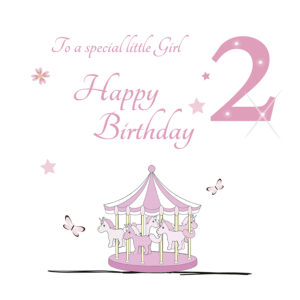 Rush Design 2nd Birthday Card ES138