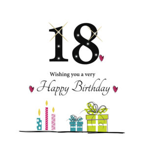 Rush Design 18th Birthday Card ES18