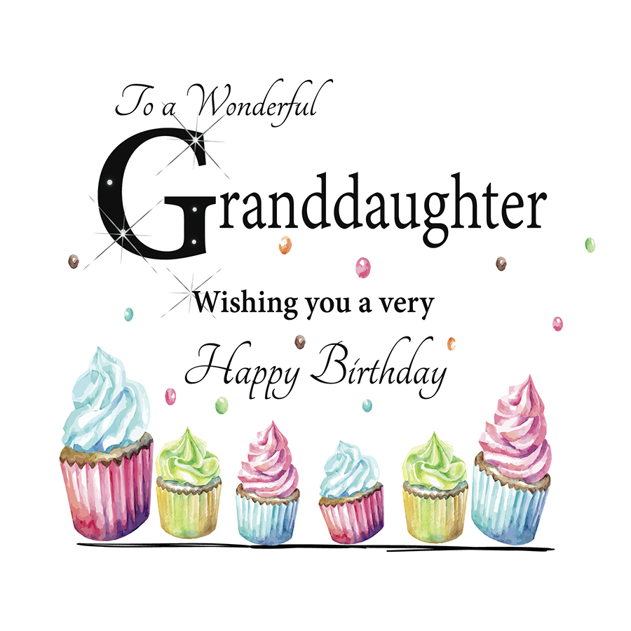 Rush Design Granddaughter Birthday Card ES206