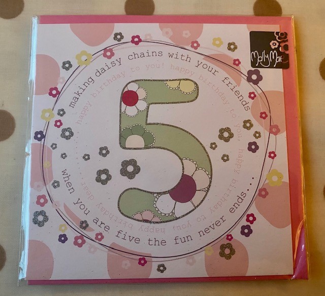 Molly Mae 5th Birthday Card - HH54