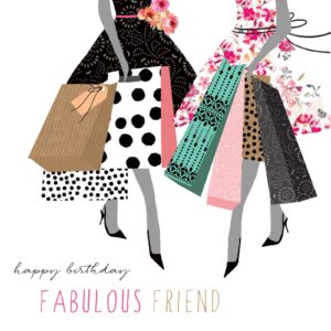 Jaz & Baz Fabulous Friend Birthday Card JB106