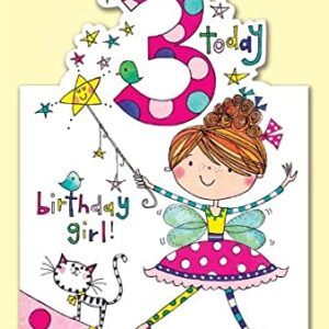 Rachel Ellen 3rd Birthday Card - JEL17