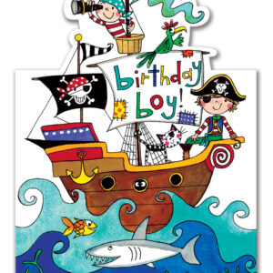 Rachel Ellen Pirate Birthday Card - JEL5