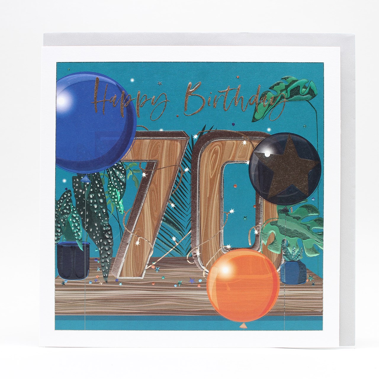 Belly Button 70th Birthday Card - LXE140