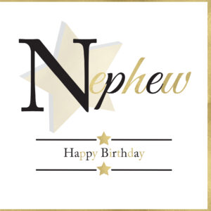 Rush Design Nephew Birthday Card MG07