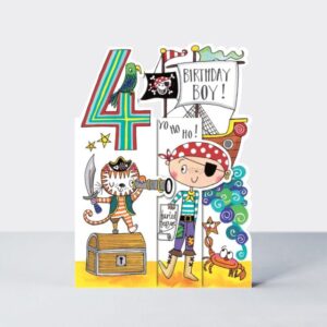 Rachel Ellen 4th Birthday Card - SNAP5