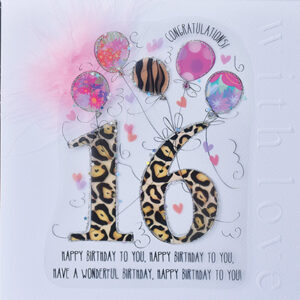 Wendy Jones-Blackett 16th Birthday Card - CN1622