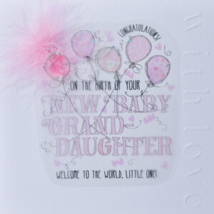Wendy Jones-Blackett Birth of Granddaughter Card - CN1730
