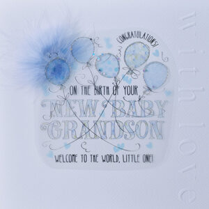 Wendy Jones-Blackett Birth of Grandson Card - CN1731