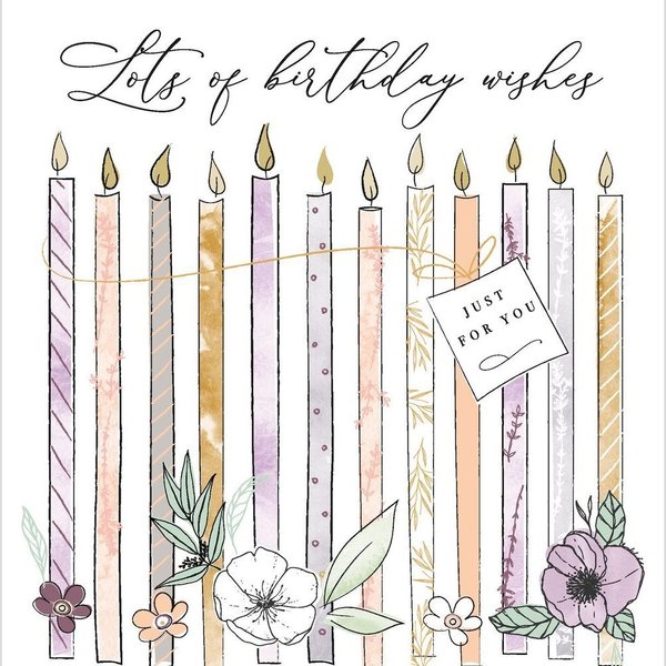 Katie Phythian Birthday Wishes Card - RE10