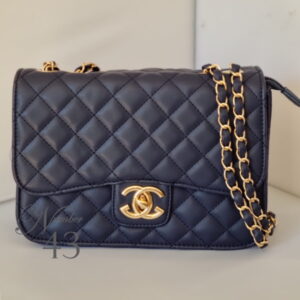 Coco (Designer Inspired) Quilted Handbag 2260 - Navy
