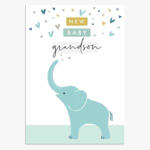 Think Of Me New Grandson Card - LEM05