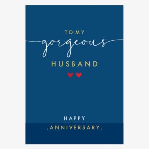 Think Of Me Husband Anniversary Card - LEM11