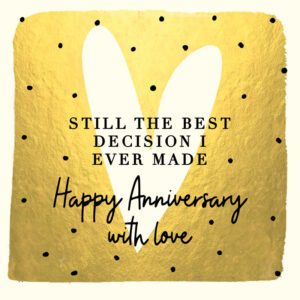 Hammond Gower Our Anniversary Card - PIA855