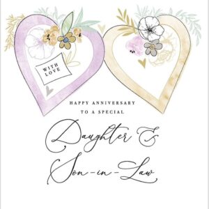 Katie Phythian Daughter & Son In Law Anniversary Card - RE50