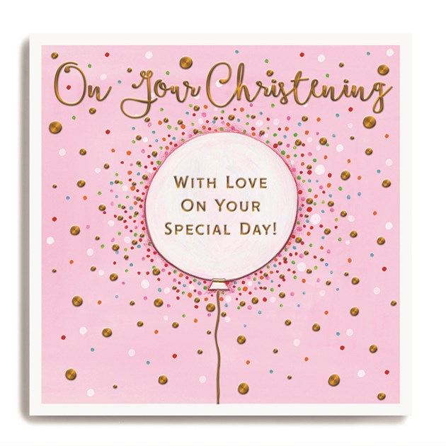 Janie Wilson Christening Card - SDLA48