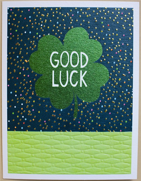 Paper Salad Good Luck Card - JA1875