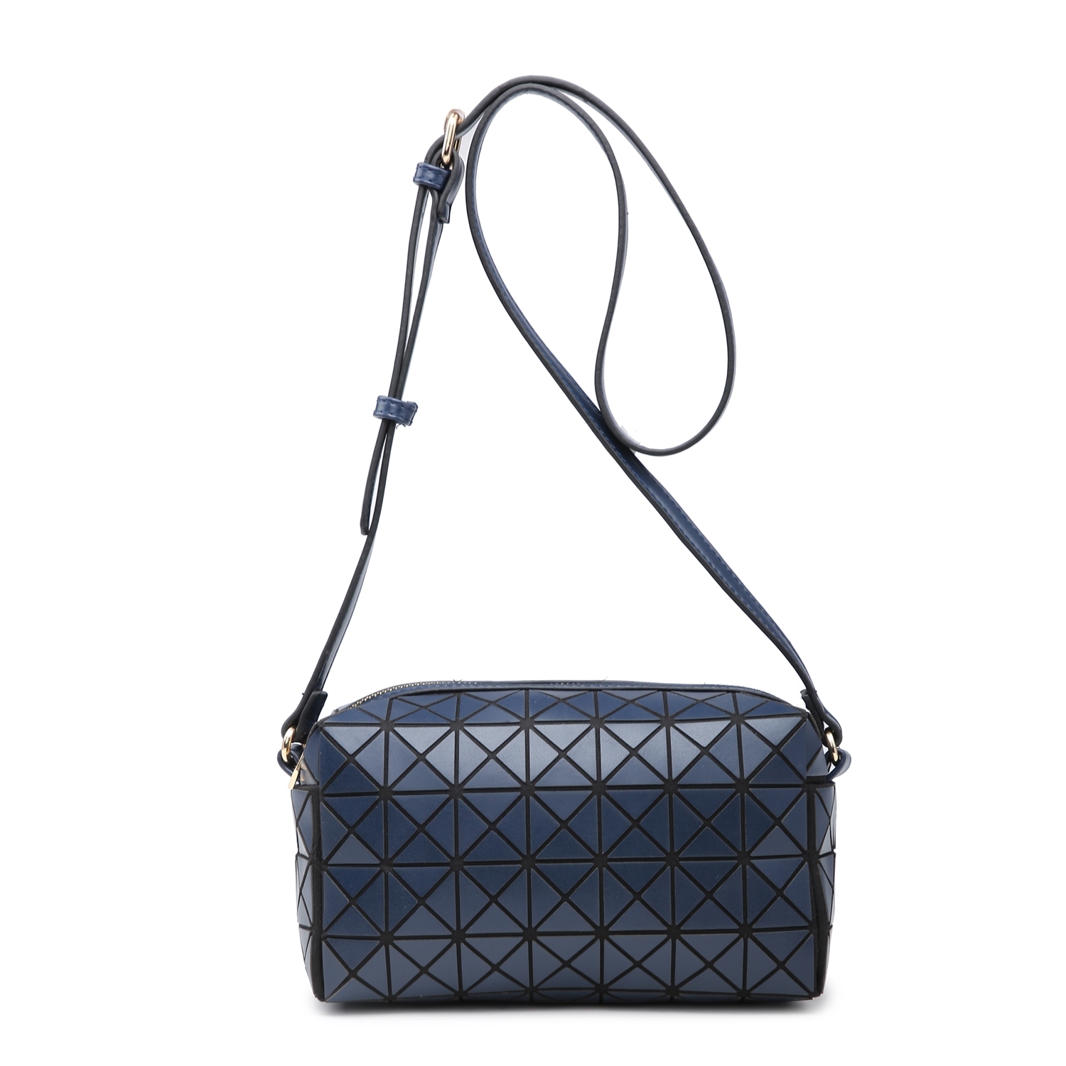 Bao Bao (Designer Inspired) Cross Body Bag 8253 - Black - Image 4