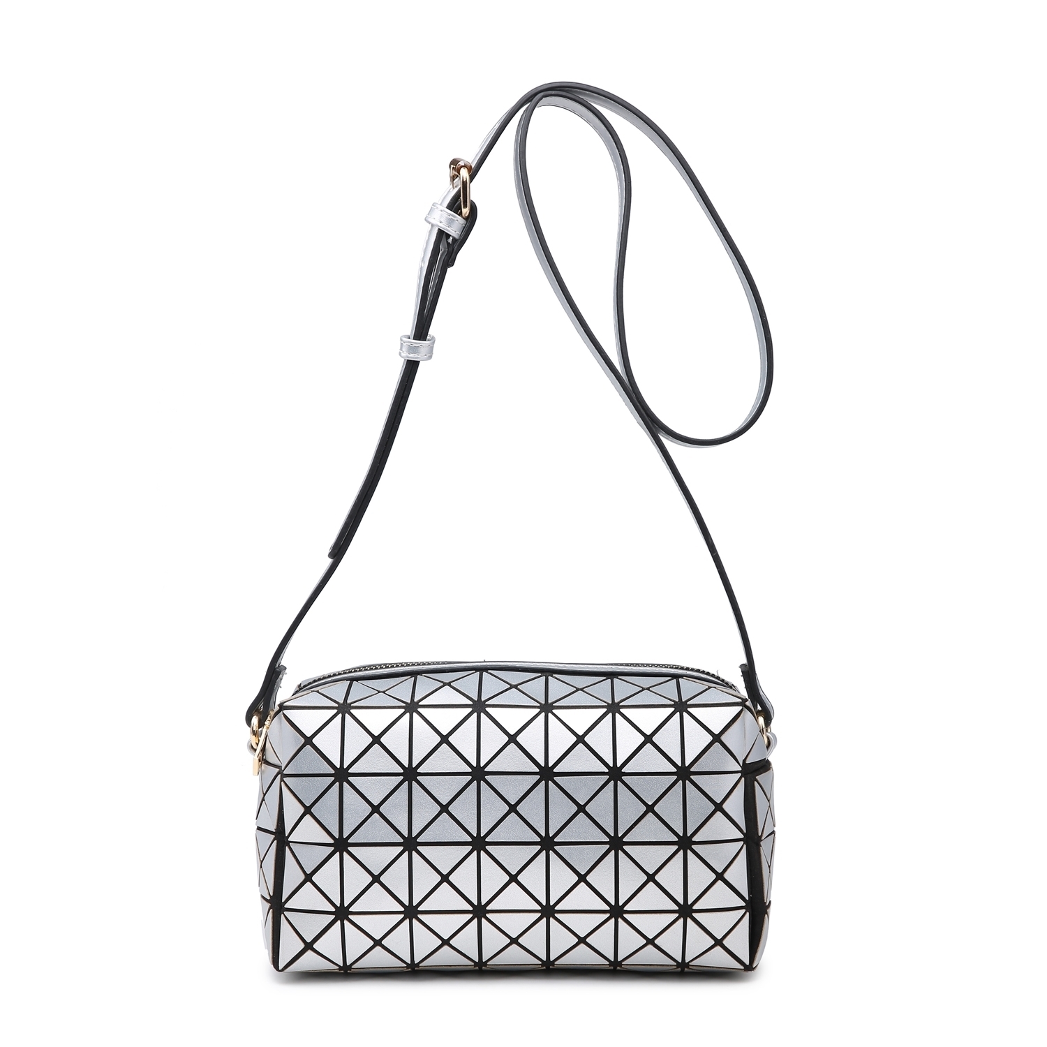 Bao Bao (Designer Inspired) Cross Body Bag 8253 - Black - Image 7
