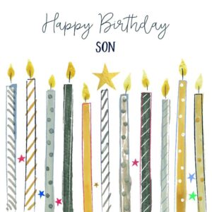 Katie Phythian Son Birthday Card - LM28