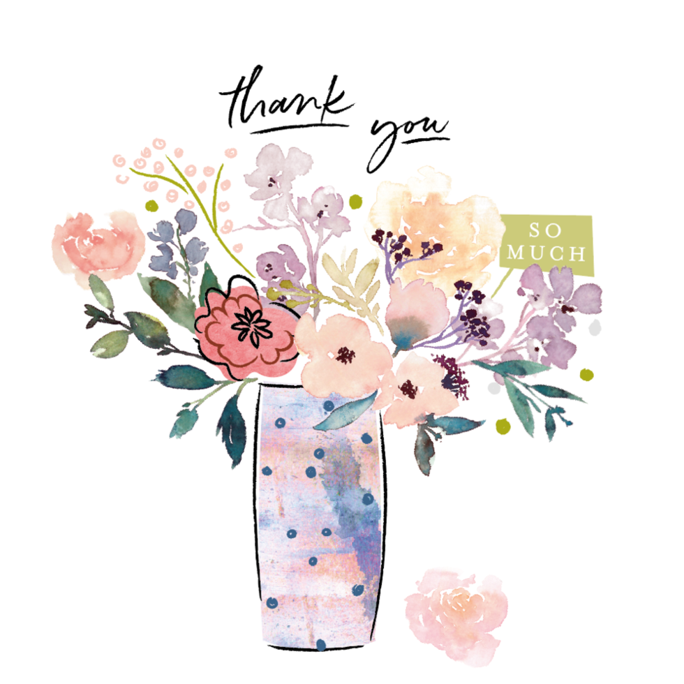 Katie Phythian Card Thank You Card - LU74