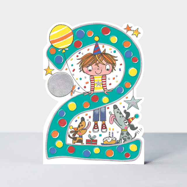 Rache Ellen 2nd Birthday Card - STAR4