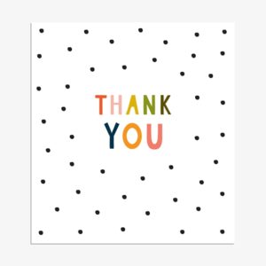 Think of Me Thank You Card - ZST47