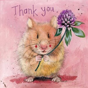 Alex Clarke Art Thank You Card AC829